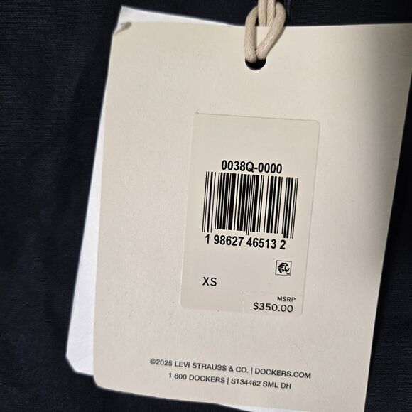 $350 Dockers® x Transnomadica Squall Coat Mens XS Relaxed Fit Navy Blue - Picture 8 of 10